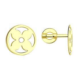 Серьги из лимонного золота BERGER Бл050076 Бл050076 фото