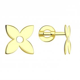 Серьги из лимонного золота BERGER Бл050078 Бл050078 фото