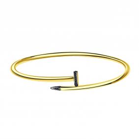 Браслет из лимонного золота BERGER Бл070029ч с фианитом Бл070029ч фото