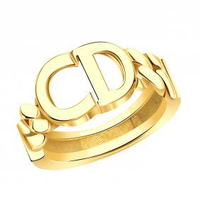 Кольцо из лимонного золота BERGER Бл110332 Бл110332 фото