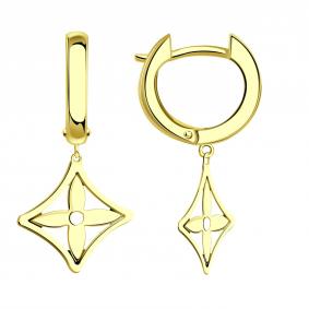 Серьги из лимонного золота BERGER Бл120310 Бл120310 фото