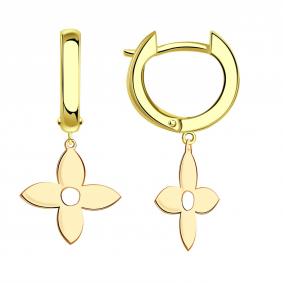 Серьги из лимонного золота BERGER Бл120311 Бл120311 фото