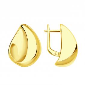 Серьги из лимонного золота BERGER Бл121029 Бл121029 фото