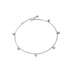 Серебряный браслет Дар Бр-2295р200 с фианитом Бр-2295р200 фото