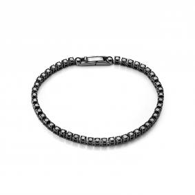 Серебряный браслет Дар Бр-2307чрс16140 с муассанитом Бр-2307чрс16140 фото