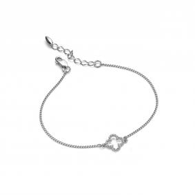 Серебряный браслет Дар Бр-5045р00 с фианитом Бр-5045р00 фото