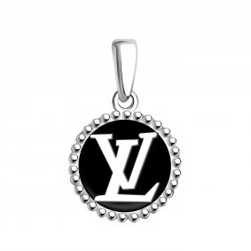 Серебряная подвеска BERGER Бс030152 с ониксом Бс030152 фото