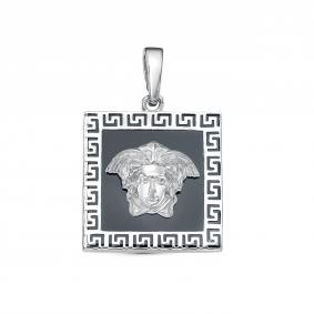 Серебряная подвеска BERGER Бс030414 с ониксом Бс030414 фото