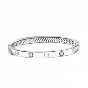 Серебряный браслет BERGER Бс070166 с фианитом Бс070166 фото