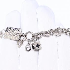 Серебряный браслет BERGER Бс070242 с фианитом и ониксом Бс070242 фото