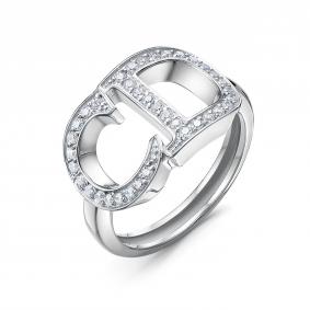 Серебряное кольцо BERGER Бс110104 с фианитом Бс110104 фото