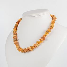 Колье Янтарная волна Бу-004 с янтарём Бу-004 фото