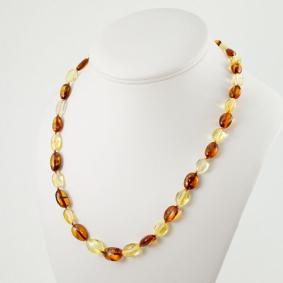 Колье Янтарная волна Бу-006 с янтарём Бу-006 фото