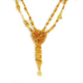 Колье Янтарная волна Бу-008 с янтарём Бу-008 фото