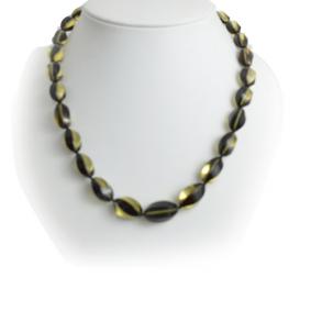 Колье Янтарная волна Бу-009 с янтарём Бу-009 фото