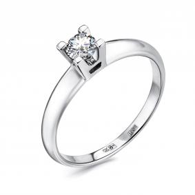 Серебряное кольцо GRIGORIEV Г01-01-0401(с) с фианитом Г01-01-0401(с) фото