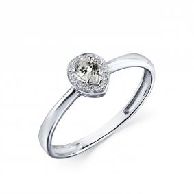 Серебряное кольцо GRIGORIEV Г01-10-01008-41-00 с фианитом Г01-10-01008-41-00 фото