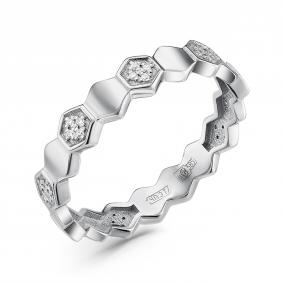 Серебряное кольцо GRIGORIEV Г01-10-0558-41-00 с фианитом Г01-10-0558-41-00 фото