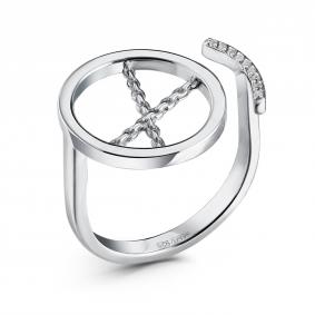 Серебряное кольцо GRIGORIEV Г01-10-0646-41-00 с фианитом Г01-10-0646-41-00 фото