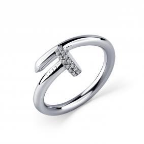 Серебряное кольцо GRIGORIEV Г01-10-0665-41-00 с фианитом Г01-10-0665-41-00 фото
