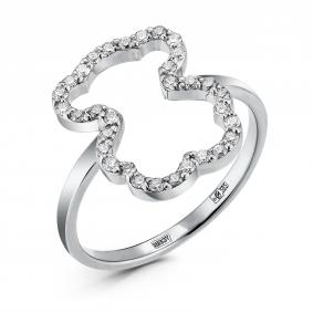 Серебряное кольцо GRIGORIEV Г01-10-0758-41-00 с фианитом Г01-10-0758-41-00 фото