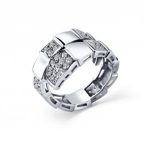 Серебряное кольцо GRIGORIEV Г01-10-0762-41-00-1 с фианитом Г01-10-0762-41-00-1 фото