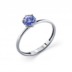 Серебряное кольцо GRIGORIEV Г01-10-0771-00-07 с танзанитом Г01-10-0771-00-07 фото