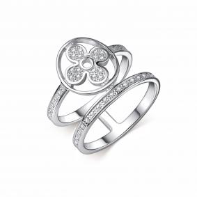 Серебряное кольцо GRIGORIEV Г01-10-0962-41-00 с фианитом Г01-10-0962-41-00 фото