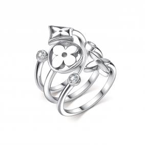 Серебряное кольцо GRIGORIEV Г01-10-0963-41-00 с фианитом Г01-10-0963-41-00 фото