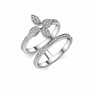 Серебряное кольцо GRIGORIEV Г01-10-0964-41-00 с фианитом Г01-10-0964-41-00 фото