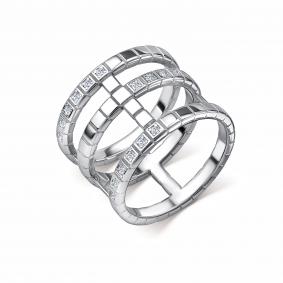 Серебряное кольцо GRIGORIEV Г01-10-0969-41-00 с фианитом Г01-10-0969-41-00 фото