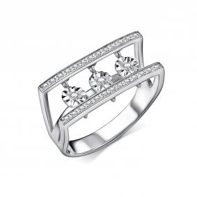 Серебряное кольцо GRIGORIEV Г01-10-51114-41-00-1 с фианитом Г01-10-51114-41-00-1 фото