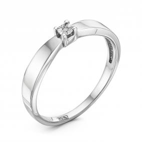 Серебряное кольцо GRIGORIEV Г01-10-5307(с) с бриллиантом Г01-10-5307(с) фото