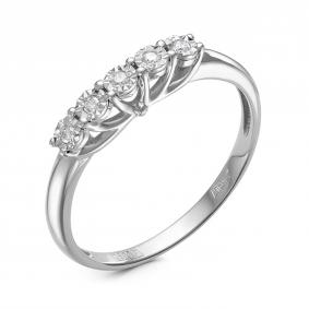 Серебряное кольцо GRIGORIEV Г01-10-5316(с) с бриллиантом Г01-10-5316(с) фото