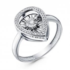 Серебряное кольцо GRIGORIEV Г01-10-5497-41-00 с фианитом Г01-10-5497-41-00 фото