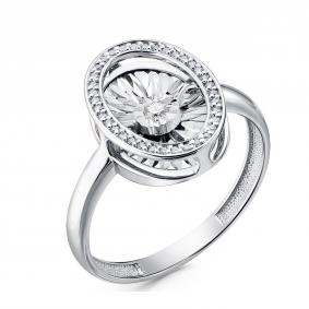 Серебряное кольцо GRIGORIEV Г01-10-5498-41-00 с фианитом Г01-10-5498-41-00 фото