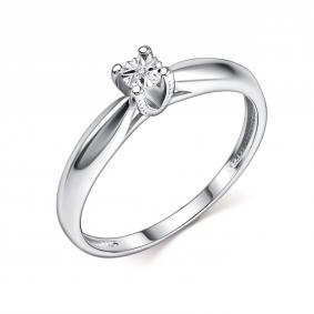 Серебряное кольцо GRIGORIEV Г01-10-5794-21-00-1 с бриллиантом Г01-10-5794-21-00-1 фото