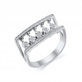 Серебряное кольцо GRIGORIEV Г01-10-5872-41-00 с фианитом Г01-10-5872-41-00 фото