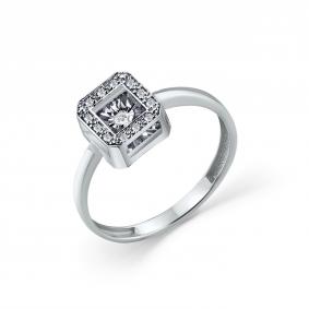 Серебряное кольцо GRIGORIEV Г01-10-5903-41-00 с фианитом Г01-10-5903-41-00 фото