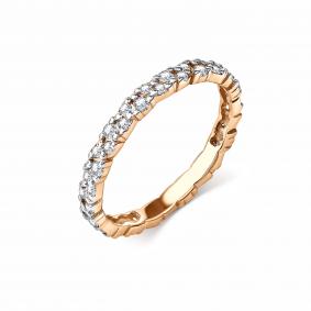 Золотое кольцо GRIGORIEV Г01-11-01012-41-00 с фианитом Г01-11-01012-41-00 фото