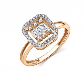 Золотое кольцо GRIGORIEV Г01-11-01057-11-00 с бриллиантом Г01-11-01057-11-00 фото