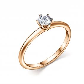 Золотое кольцо GRIGORIEV Г01-11-01305-51-00 с бриллиантом Г01-11-01305-51-00 фото