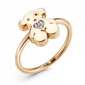 Золотое кольцо GRIGORIEV Г01-11-0759-11-00 с бриллиантом Г01-11-0759-11-00 фото