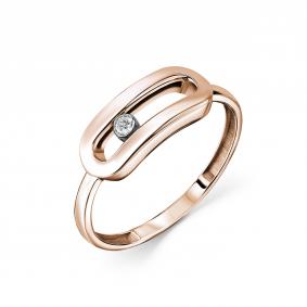 Золотое кольцо GRIGORIEV Г01-11-0816-11-00 с бриллиантом Г01-11-0816-11-00 фото