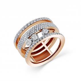 Золотое кольцо GRIGORIEV Г01-11-0826-31-00 с бриллиантом Г01-11-0826-31-00 фото