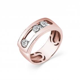 Золотое кольцо GRIGORIEV Г01-11-0827-11-00 с бриллиантом Г01-11-0827-11-00 фото