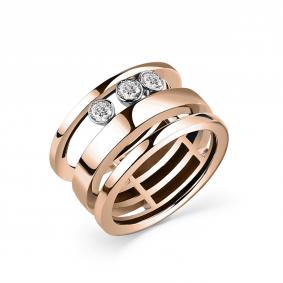 Золотое кольцо GRIGORIEV Г01-11-0828-11-00 с бриллиантом Г01-11-0828-11-00 фото