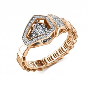 Золотое кольцо Символ года Змея GRIGORIEV с танцующим бриллиантом Г01-11-51042-31-00 Г01-11-51042-31-00 фото