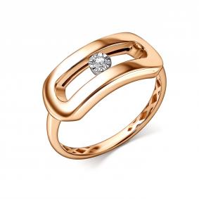 Золотое кольцо GRIGORIEV Г01-11-51089-11-00-1 с бриллиантом Г01-11-51089-11-00-1 фото