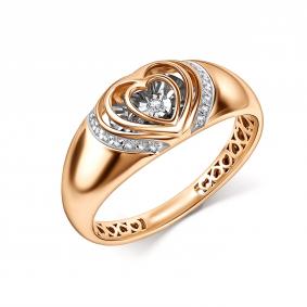 Золотое кольцо GRIGORIEV с танцующим бриллиантом Г01-11-51297-31-00 Г01-11-51297-31-00 фото